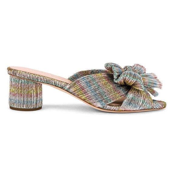Loeffler Randall Shoes - NWT Loeffler Randall Emilia Pleated Knot Mule in Pastel Candy Stripe sz 7